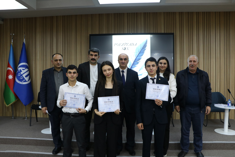 Azərbaycan Universitetində  “Poeziyada Sən” adlı şeir müsabiqəsi keçirilib