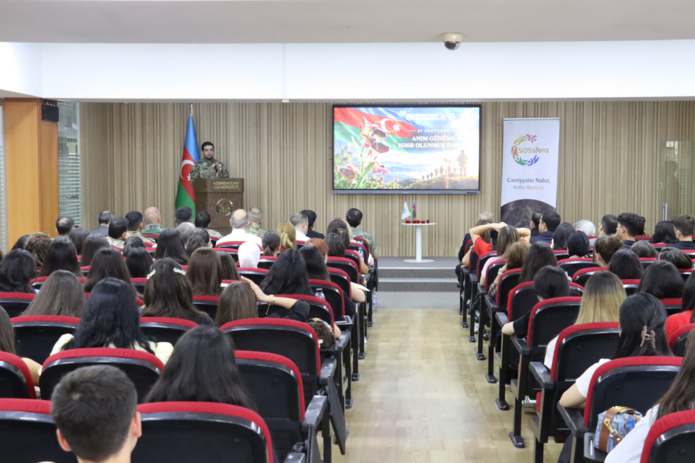 Azərbaycan Universitetində 27 Sentyabr  - Anım Gününə həsr olunmuş tədbir keçirilib
