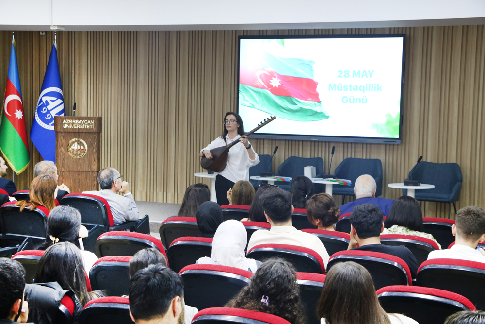 Azərbaycan Universitetində 28 May – Müstəqillik Gününə həsr olunmuş tədbir keçirilib