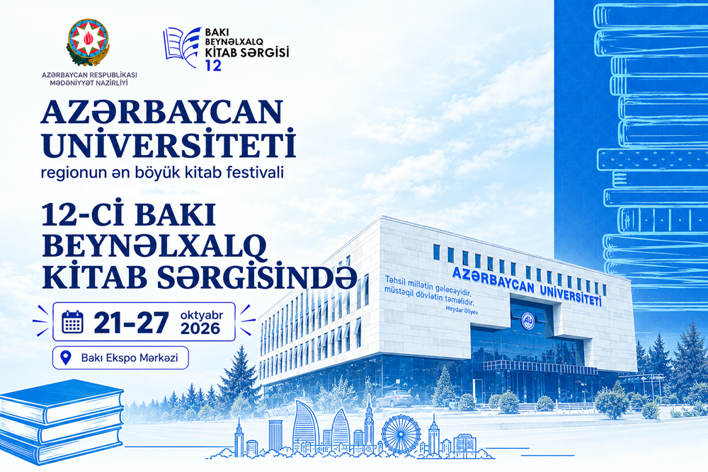 Azərbaycan Universiteti XII Bakı Beynəlxalq Kitab Sərgisində iştirak edəcək