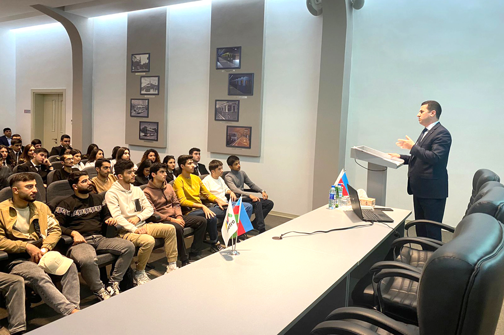 Azerbaijan University students took part in the training organized in Baku Metro