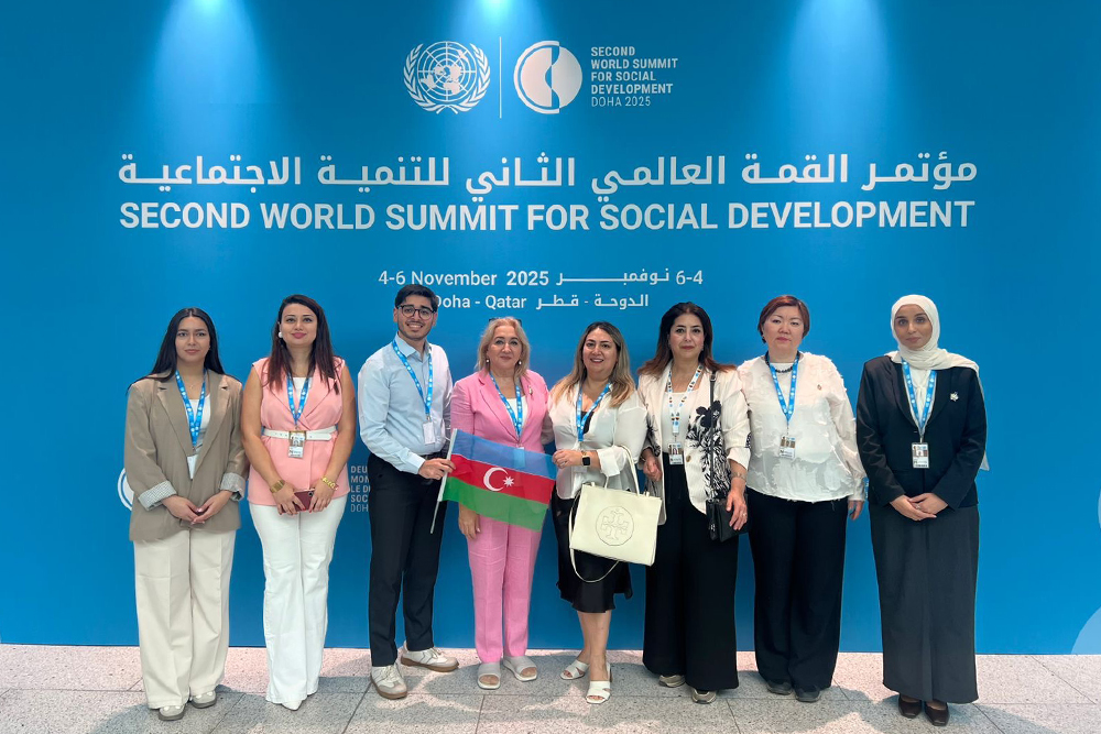 Azərbaycan Universiteti  BMT-nin İkinci Dünya Sosial Sammitində təmsil olunub