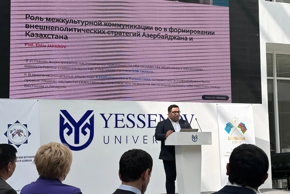 Siyasi və ictimai elmlər kafedrasının əməkdaşları Qazaxıstanda keçirilən konfransda çıxış ediblər