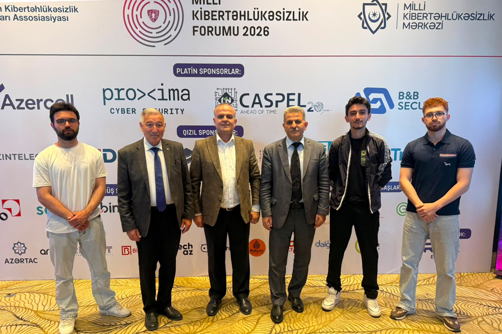 Azərbaycan Universitetinin bir qrup müəllim-tələbə heyəti Milli Kibertəhlükəsizlik Forumunda iştirak edib